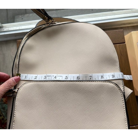 PU Leather Mini Backpack fits iPad Beige Small Daypack travel casual Lightweight main image 9